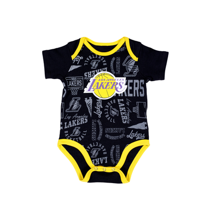 Lakers Infant Born to Hoop 3PC Creeper Set