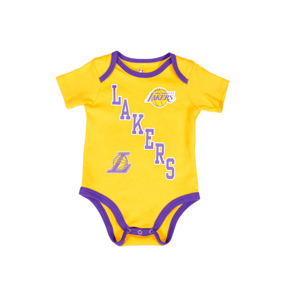 Lakers Infant Born to Hoop 3PC Creeper Set