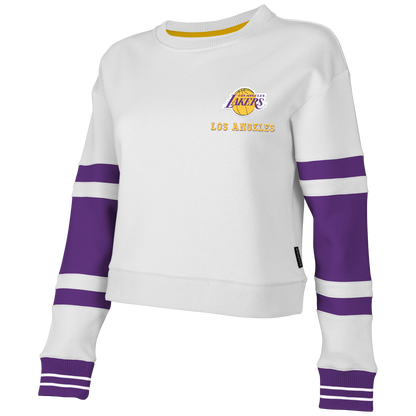 Lakers Wmns Scrimmage LS Crop Crew