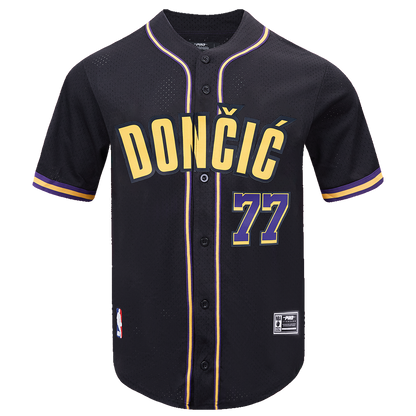 Lakers Dončić 77 Classic Player Button Mesh Shirt