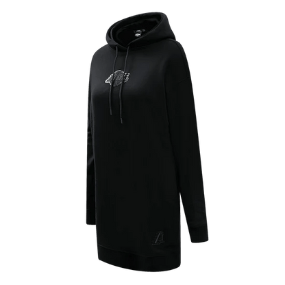 Lakers Women's Triple Black Fleece Hoodie Dress