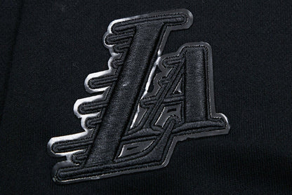 Lakers Women's Triple Black Fleece Crewneck