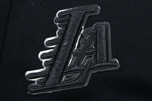 Lakers Women's Triple Black Fleece Crewneck