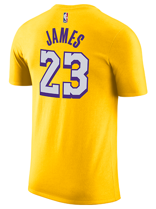 Los Angeles Lakers LeBron James City Edition Player Tee