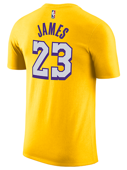 Los Angeles Lakers LeBron James City Edition Player Tee