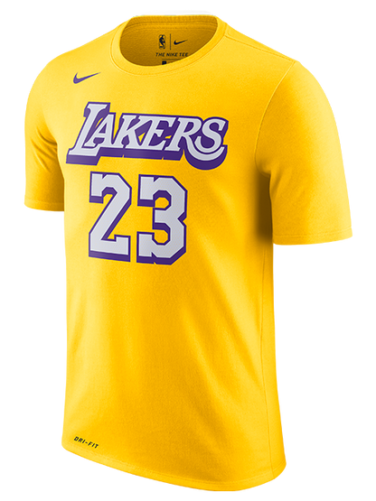 Los Angeles Lakers LeBron James City Edition Player Tee