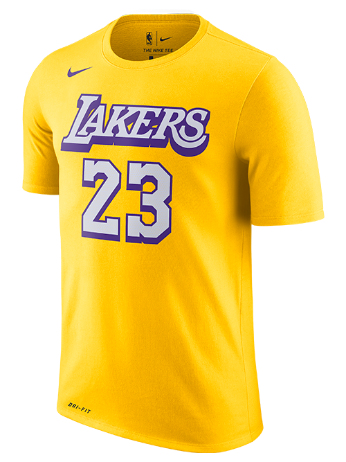 Los Angeles Lakers LeBron James City Edition Player Tee