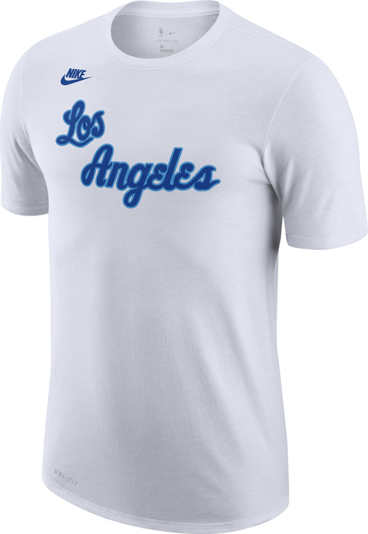 Hardwood Classics 2020/21 White Adult Los Angeles Lakers Classic Logo Tee