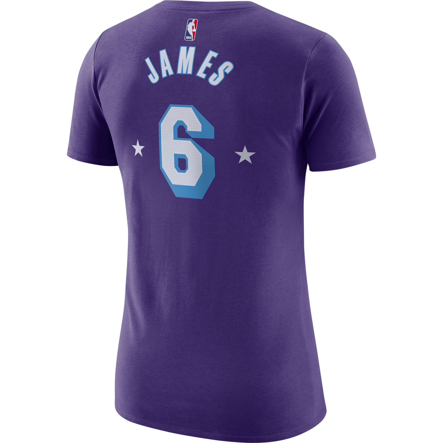 Los Angeles Lakers LeBron James Women's Moments Mixtape City Edition Player T-Shirt