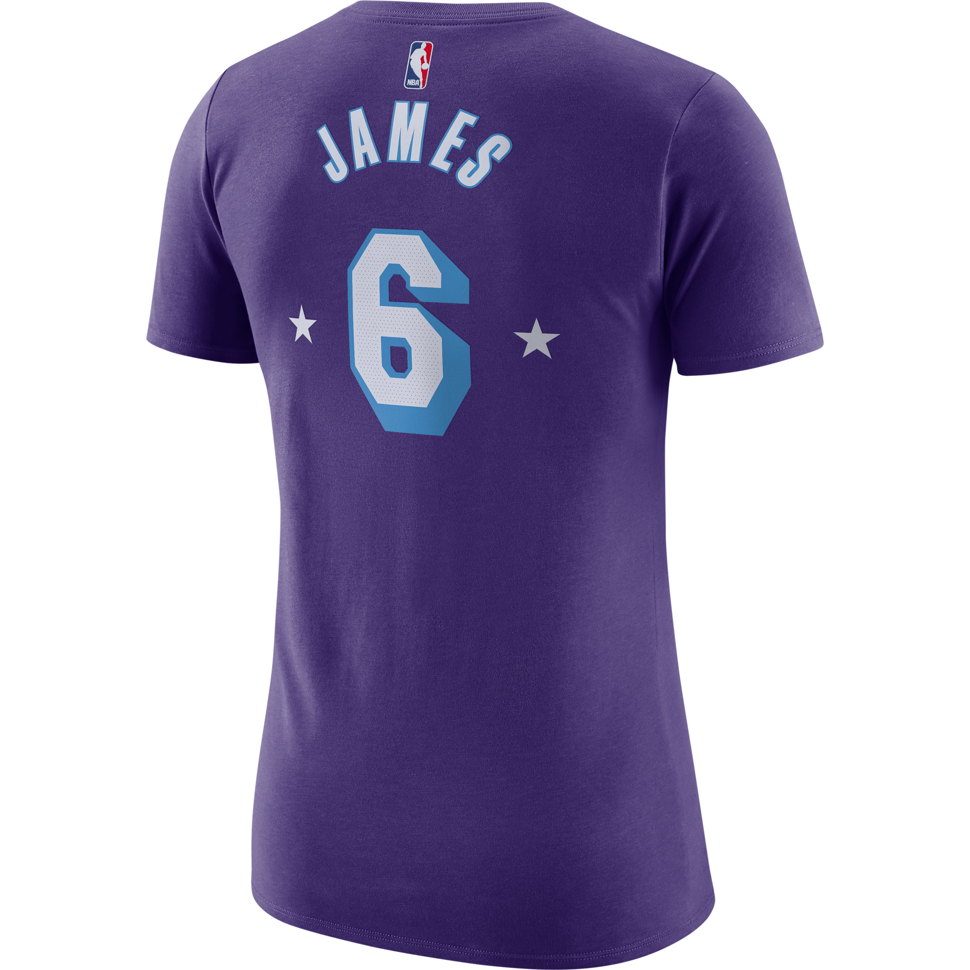 Los Angeles Lakers LeBron James Women's Moments Mixtape City Edition Player T-Shirt