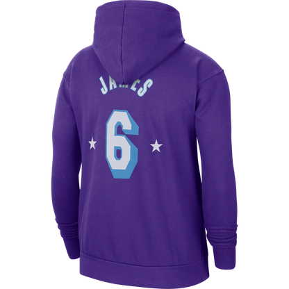 Moments Mixtape City Edition LeBron James Los Angeles Lakers Essential Fleece Player Hoodie