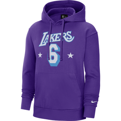 Moments Mixtape City Edition LeBron James Los Angeles Lakers Essential Fleece Player Hoodie