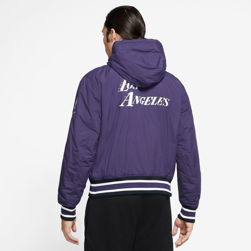 Lakers City Edition 22 Full-Snap Courtside Jacket