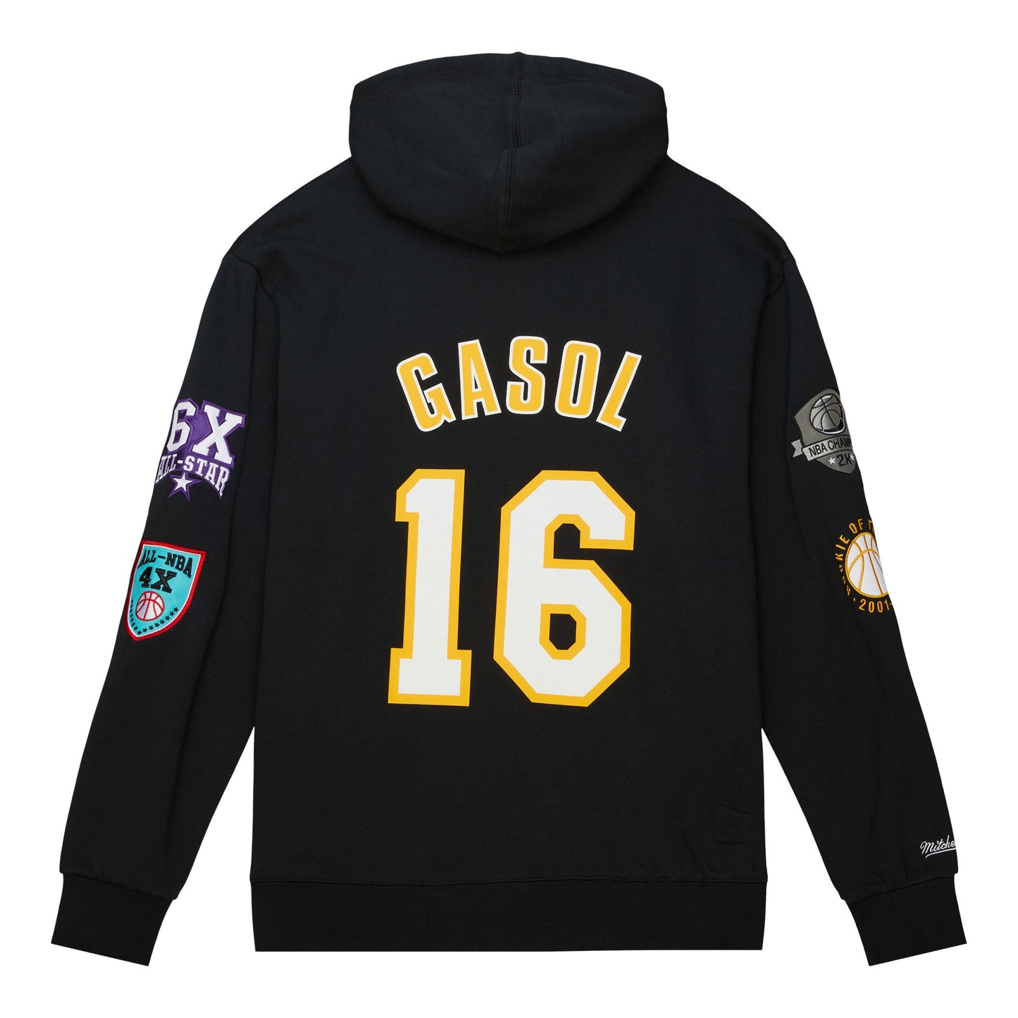 NBA HOF Fleece Hoodie Lakers Pau Gasol