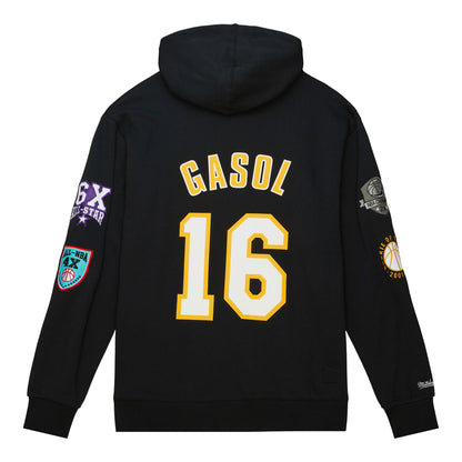 NBA HOF Fleece Hoodie Lakers Pau Gasol