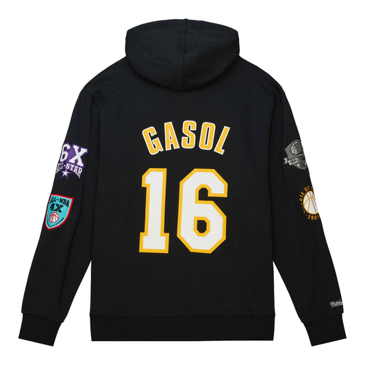 NBA HOF Fleece Hoodie Lakers Pau Gasol