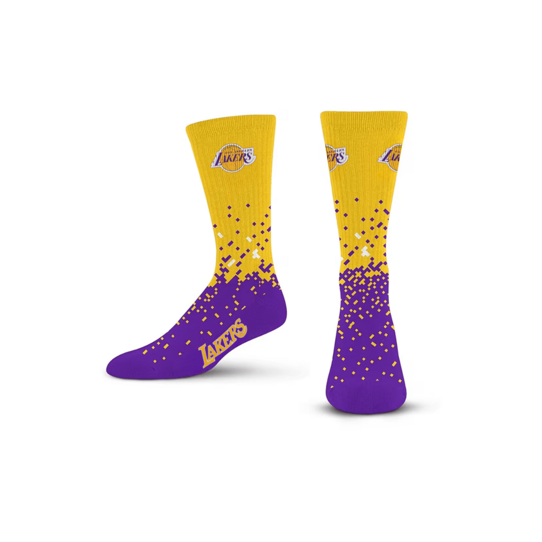 Lakers Youth Spray Zone Socks