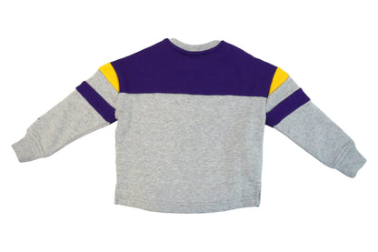 LAKERS YOUTH GIRLS PUFF PRINT CREW