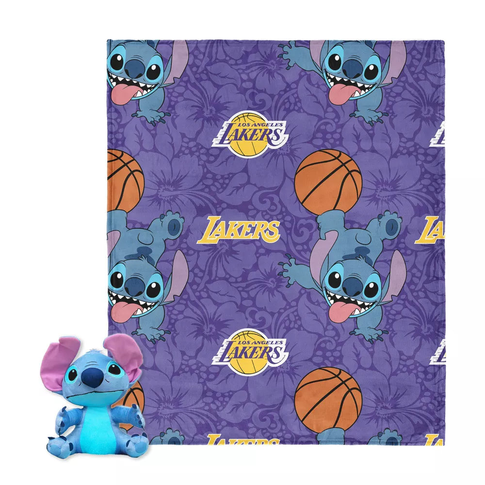 Lakers Lilo and Stitch Hugger Blanket