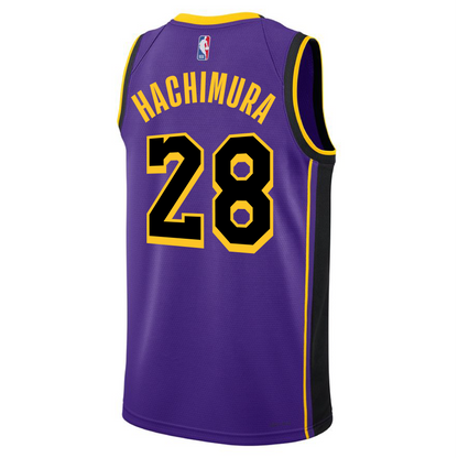 Lakers Hachimura 2024 Statement Swingman Jersey