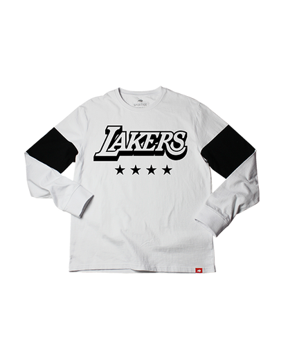 Los Angeles Lakers City Edition Men's Logo Thorpe Long Sleeve Tee