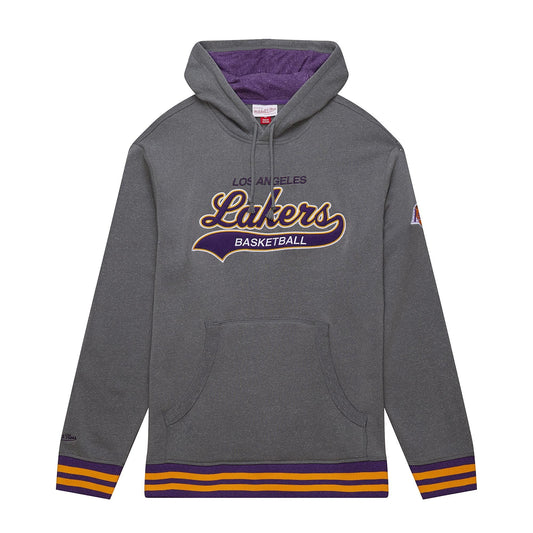 Lakers NBA Snow Washed Fleece Hoodie Vintage Logo