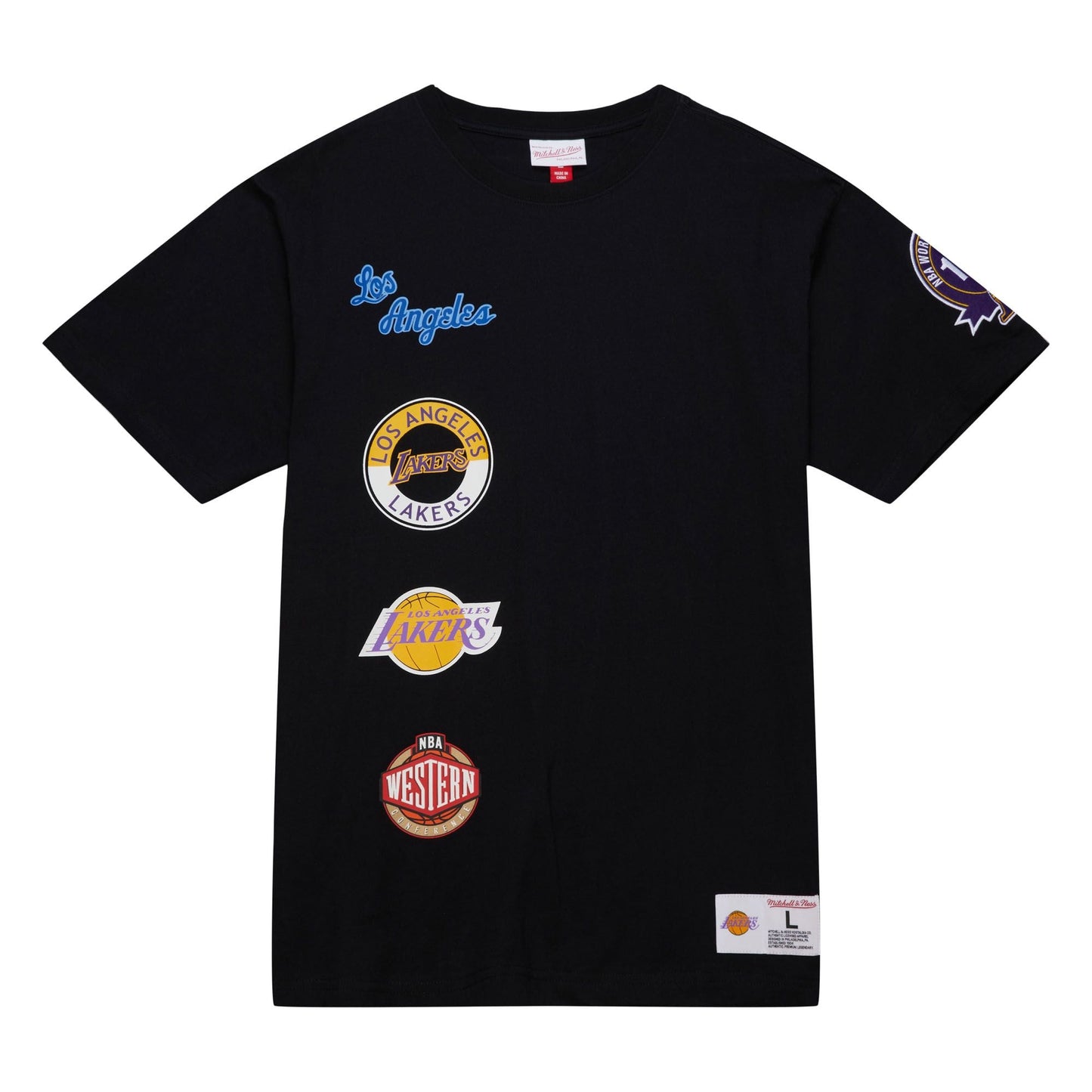 Lakers NBA Hometown SS Tee Vintage Logo