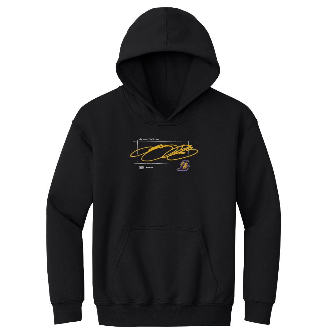 LeBron James Los Angeles Lakers Signature WHT