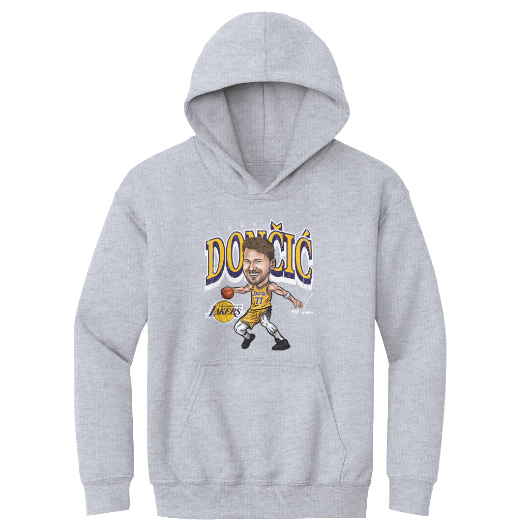 Luka Doncic Los Angeles Lakers Cartoon WHT