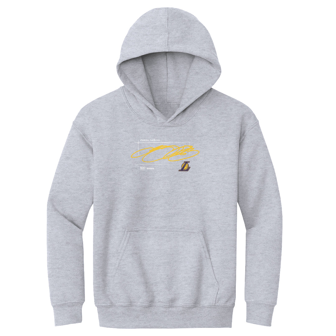 LeBron James Los Angeles Lakers Signature WHT