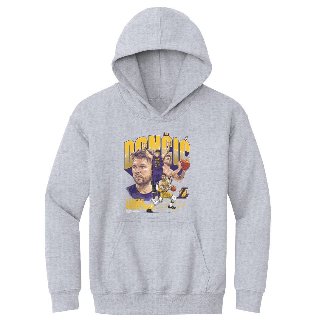 Luka Doncic Los Angeles Lakers Collage WHT