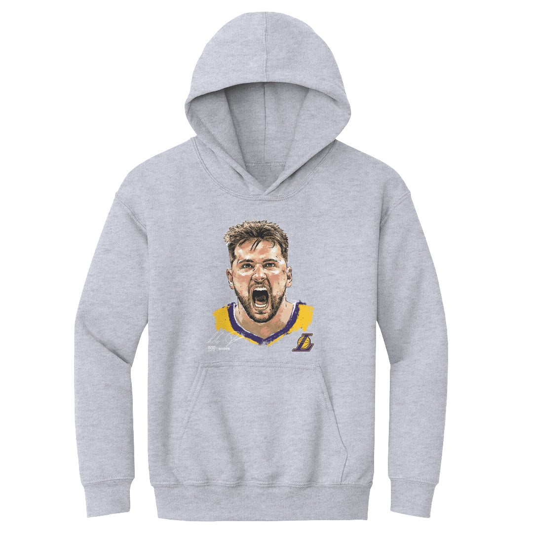 Luka Doncic Los Angeles Lakers Scream WHT