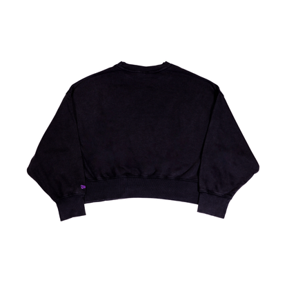 Lakers Women's Throwback Acid Wash Crewneck