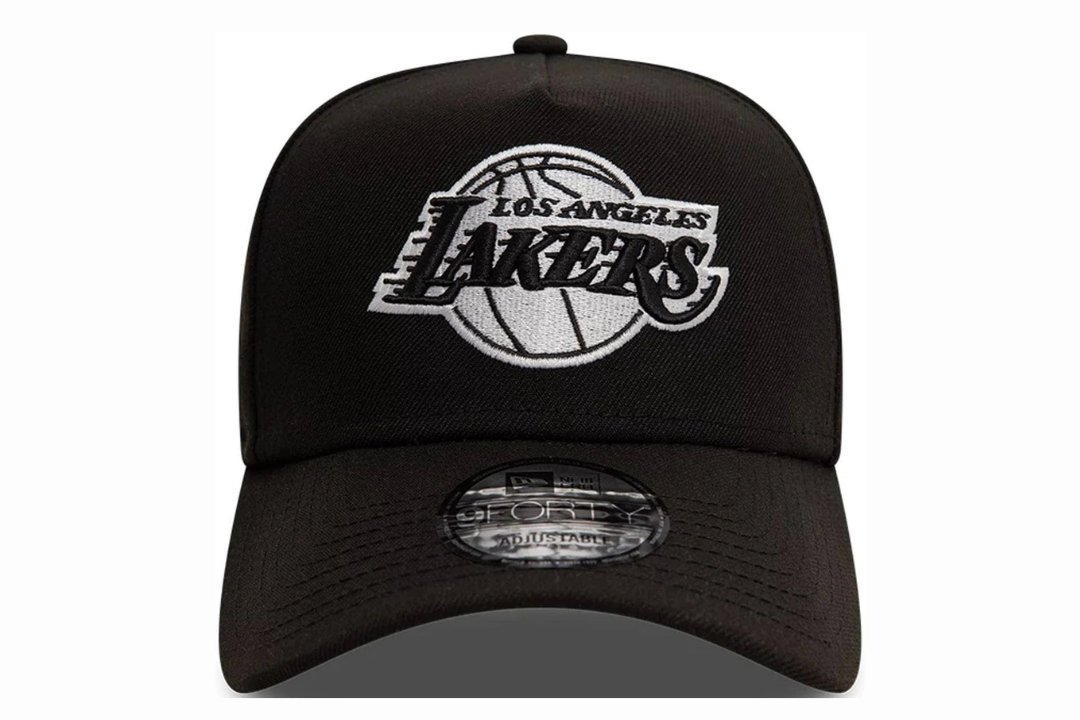 Lakers 940AF Black and White Snapback Hat