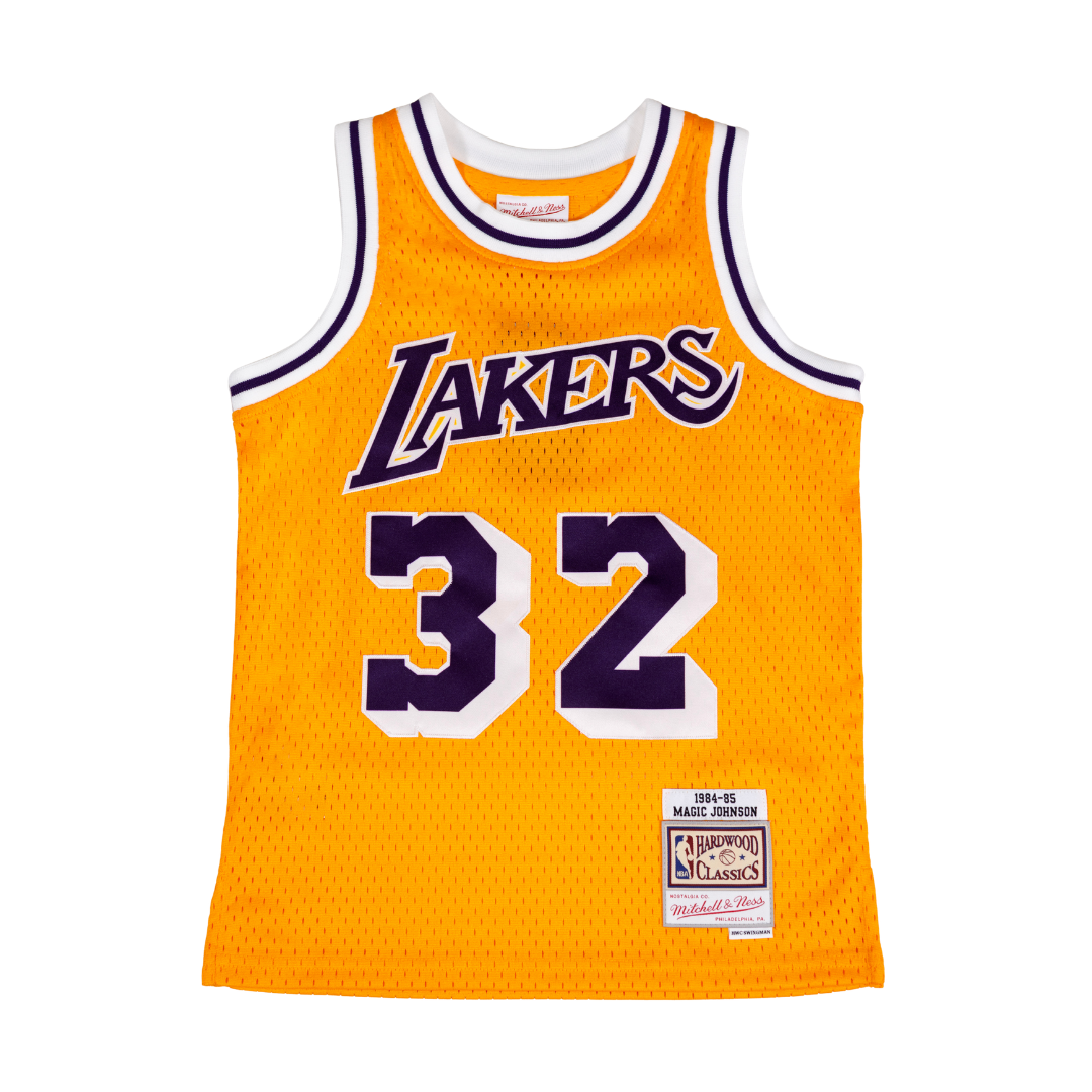 Lakers M&N Youth Magic Johnson Swingman Jersey