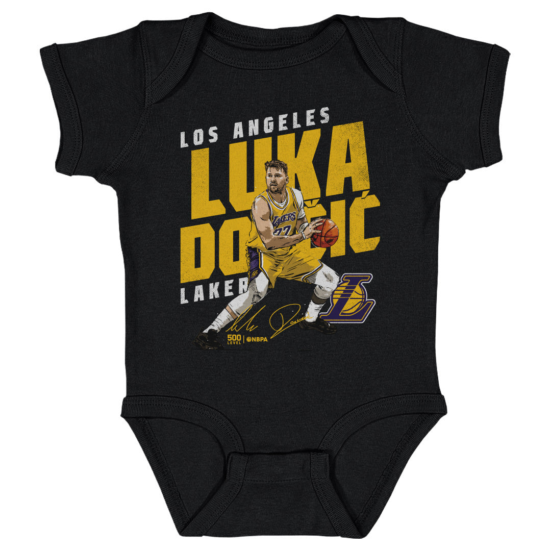Luka Doncic Los Angeles Lakers Slant WHT