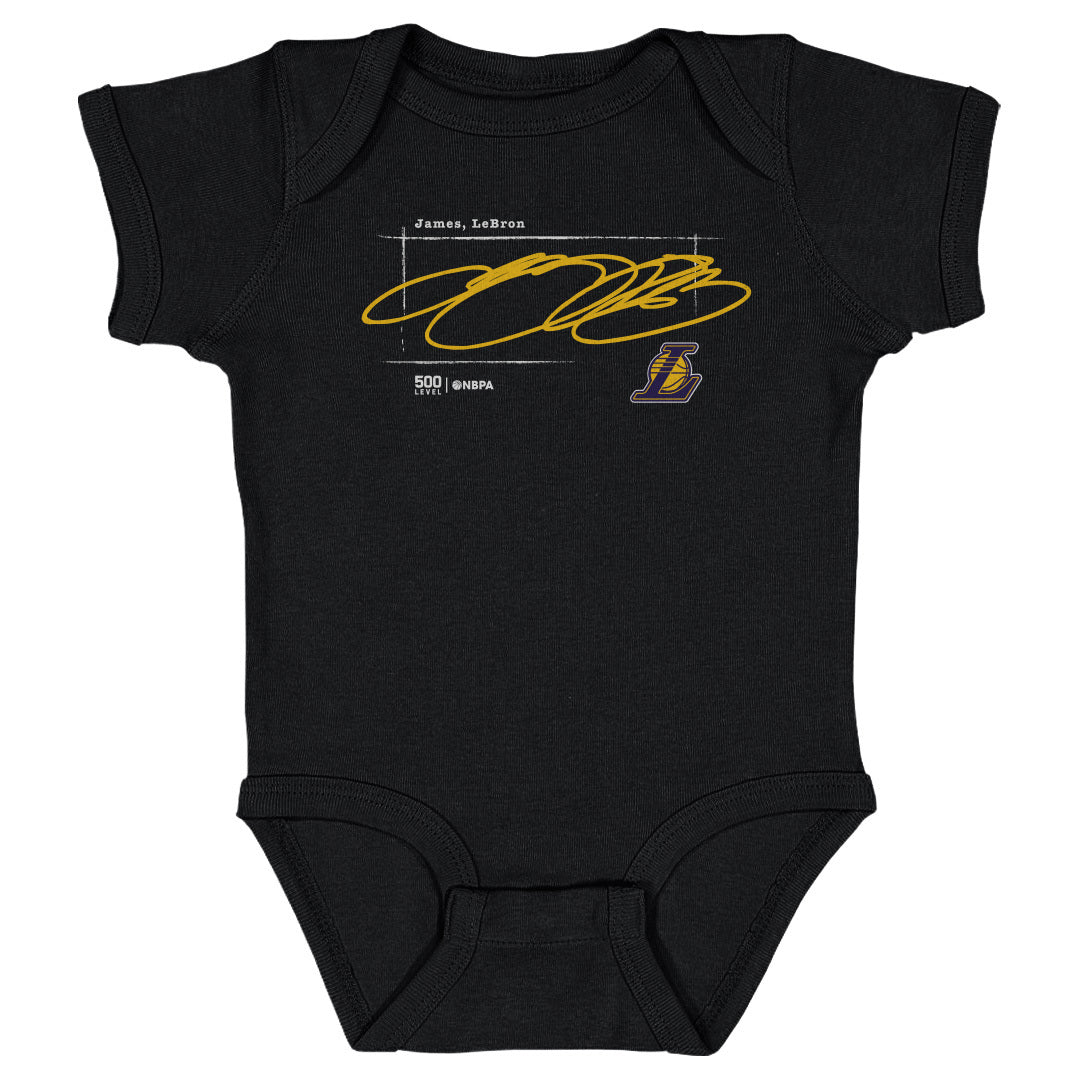 LeBron James Los Angeles Lakers Signature WHT