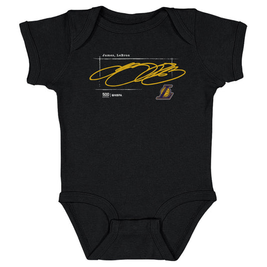 LeBron James Los Angeles Lakers Signature WHT