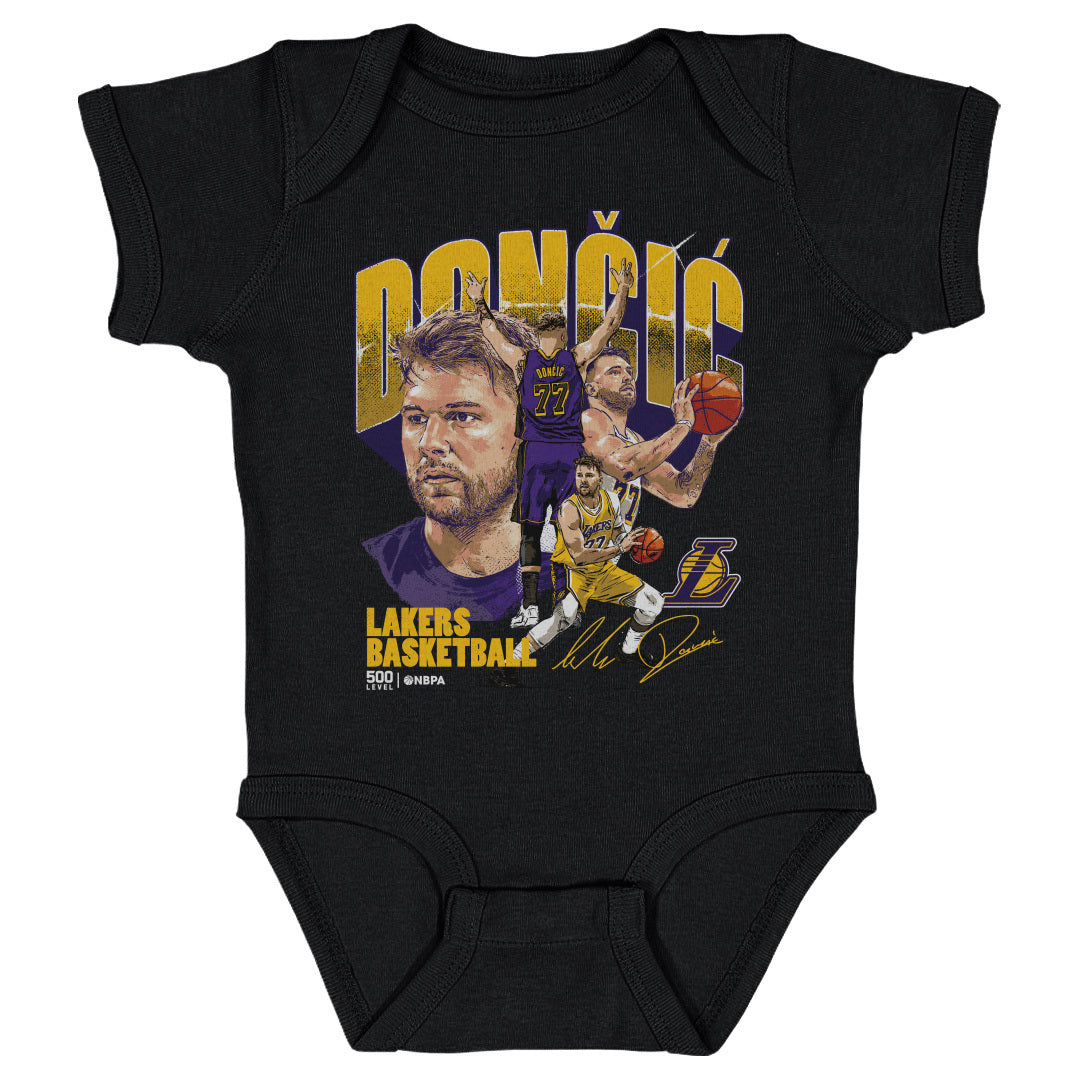 Luka Doncic Los Angeles Lakers Collage WHT