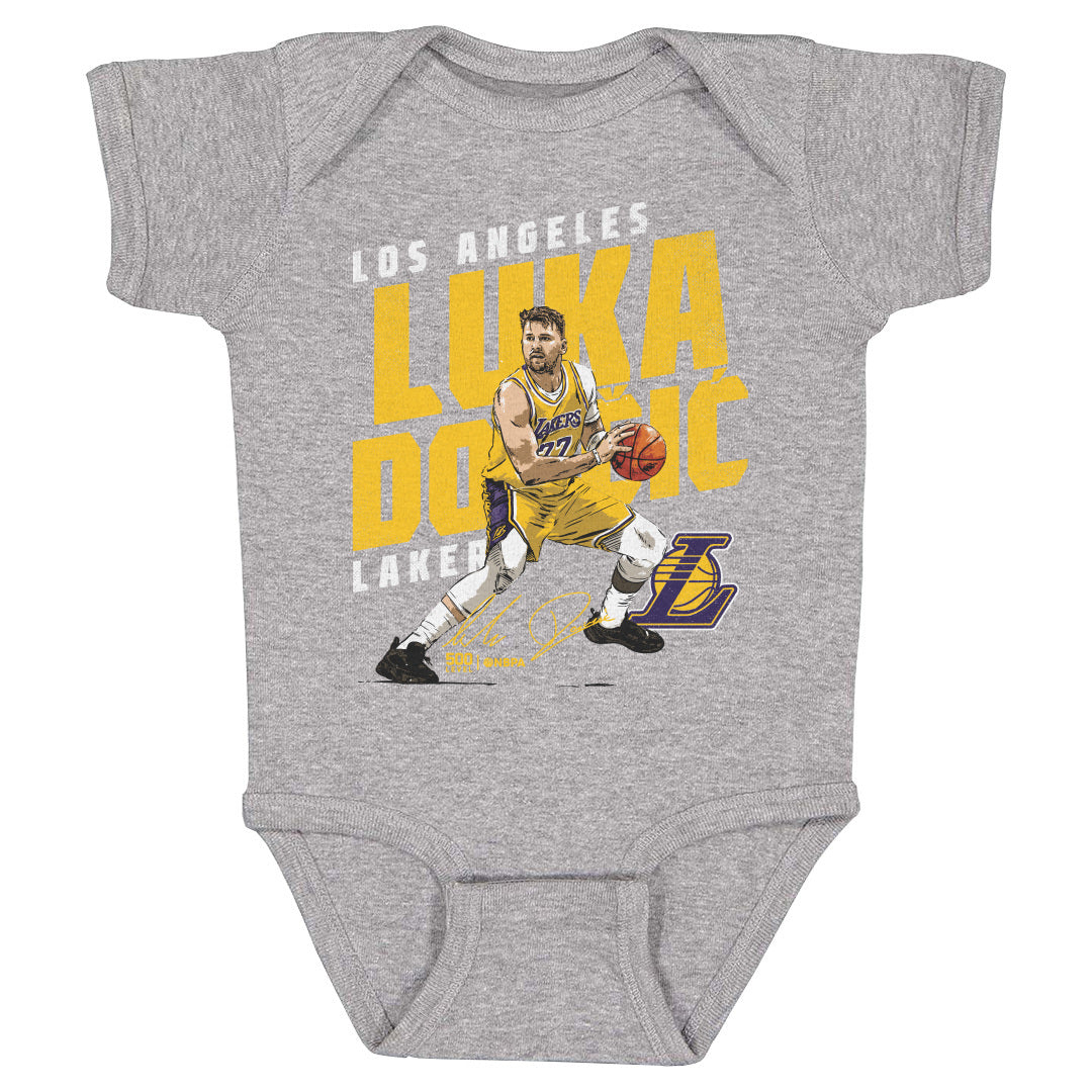 Luka Doncic Los Angeles Lakers Slant WHT