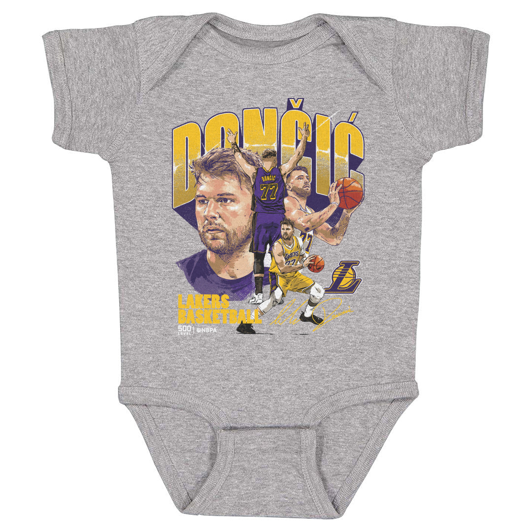 Luka Doncic Los Angeles Lakers Collage WHT