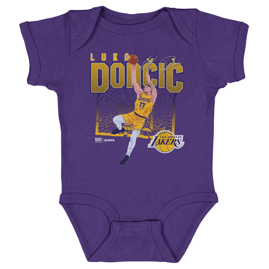 Luka Doncic Los Angeles Lakers Shattered WHT