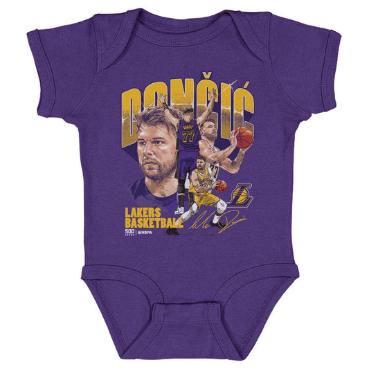 Luka Doncic Los Angeles Lakers Collage WHT