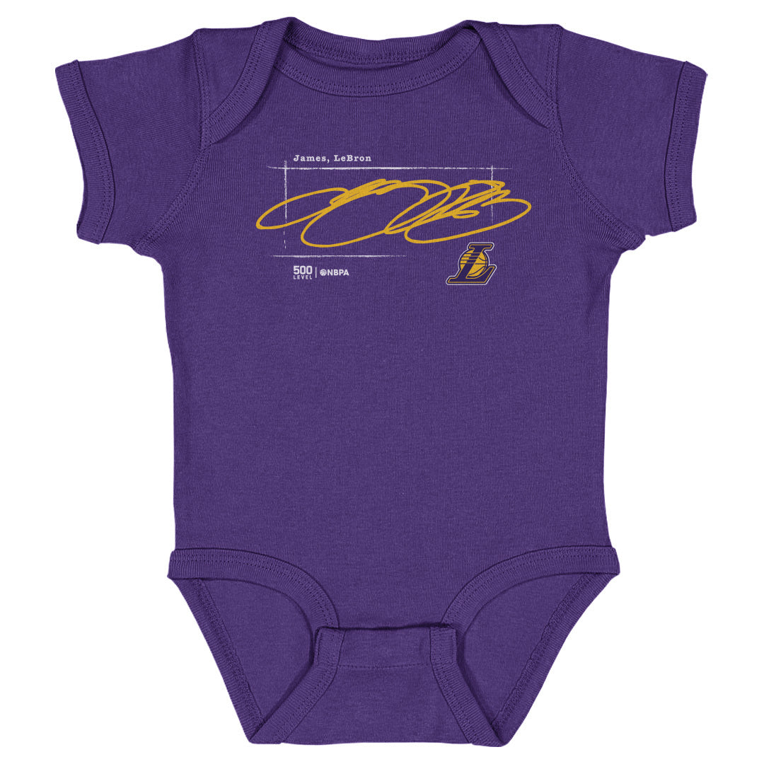 LeBron James Los Angeles Lakers Signature WHT