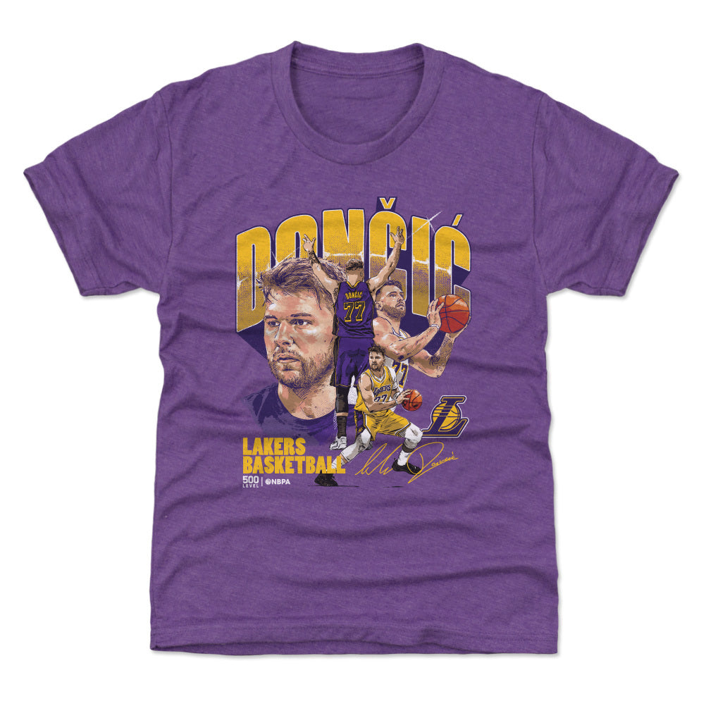 Luka Doncic Los Angeles Lakers Collage WHT