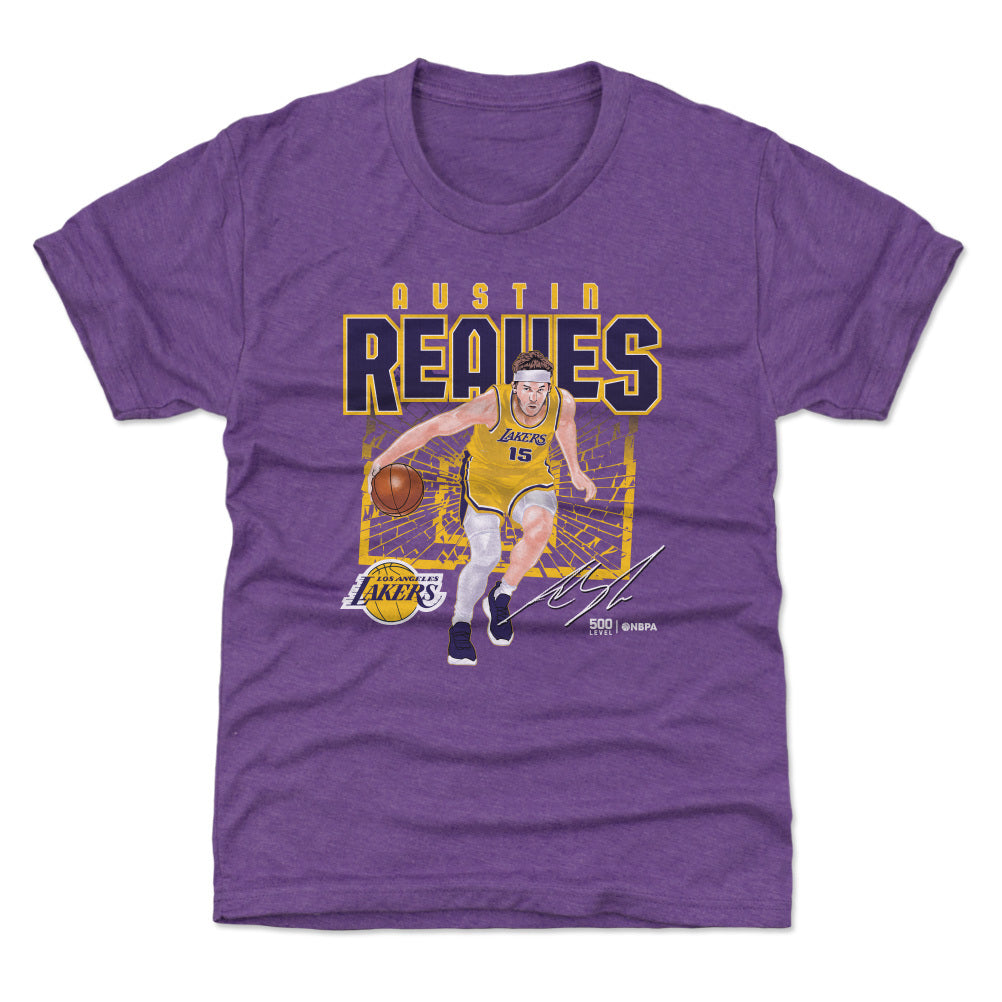 Austin Reaves Los Angeles Lakers Shattered WHT