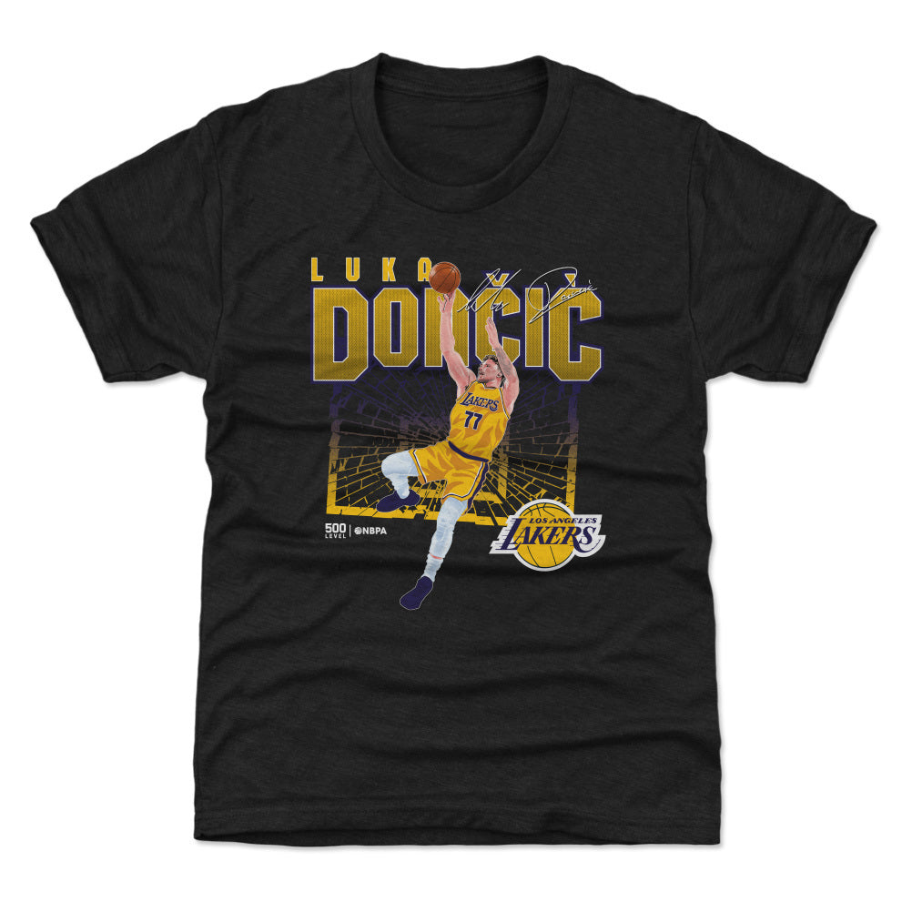 Luka Doncic Los Angeles Lakers Shattered WHT