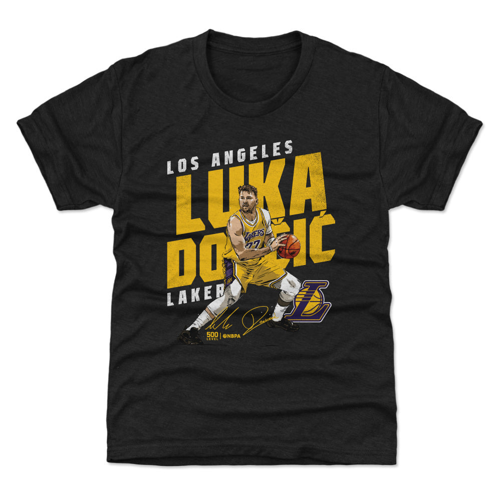 Luka Doncic Los Angeles Lakers Slant WHT
