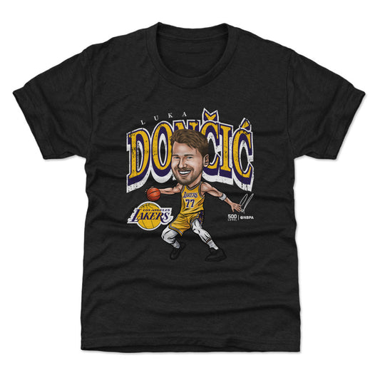 Luka Doncic Los Angeles Lakers Cartoon WHT