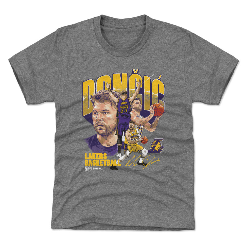 Luka Doncic Los Angeles Lakers Collage WHT